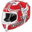 Icon Sha_Do Men's Domain 2 Street Racing Motorcycle Helmet - Red