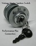 Dash Mount Universal Ignition Switch w/Keys & ID Plate