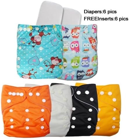 Baby Wet and Dry Cloth Diaper Bags, Cow