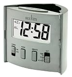 Acctim 14247 Travelmate Alarm Clock, Silver