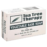 Tea Tree Therapy Vegetable Base Soap with Tea Tree Oil -- 3.5 oz