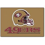 FANMATS NFL San Francisco 49ers Nylon Face Starter Rug