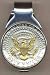 Reverse Kennedy Half Dollar (1970- Date) Two Tone U.S. Coin Spring Loaded Money Clip