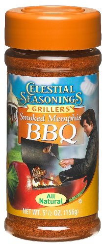 Celestial Seasonings Smoked Memphis Bbq, 5.5-Ounce Bottle (Pack of 5) by Celestial Seasonings