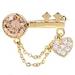 Luxury Lock Austrian Crystal Brooch