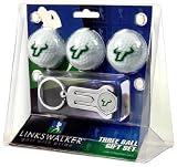 South Florida Bulls 3 Golf Ball Gift Pack w/ Hat Clip - NCAA College Athletics