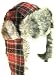 Wool Red Plaid Warm Trooper Trapper Hat FREE SHIPPING