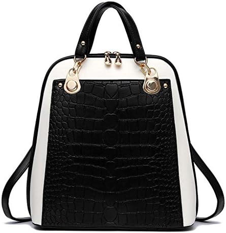 HUOHONGMEIGUI Young Ladies' Leather Bag Traveling Backpack