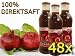 48 Flaschen a 0,75 Liter, Granatapfelsaft 100 % Direktsaft Granatapfel Saft 100 % Natur Gesundheitsvorsorge