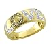 14k Gold White and Chocolate Brown Diamond Anniversary Ring / Band, Size 7 (HI, SI-I, 0.23 carat)