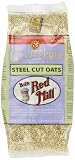 Bobs Red Mill Gluten Free Whole Grain, Steel Cut Oats, 24-Ounce Bags (Pack of 4)