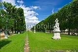 IMAGE OF Wallmonkeys Peel and Stick Wall Decals - Park around Luxembourg Palace, Paris, France - 72
