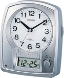 リズム時計｜CITIZEN (シチズン) 目覚し時計 ネムリーナミグ 電波時計 4HL400-019