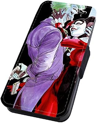 NONGCHAO TM iPhone 6 iPhone 6s The Joker Harley Quinn Batman Leather Flip Case Cover Laser Technology (design 8)