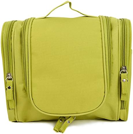 Hanging Toiletry Bag for Men and Women - Travel Accessories - Bathroom Organizer - Cosmetic Makeup Organizer Storage - Business Trip - Portable Organizing Bag - Large Capacity - Green