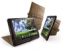 Tuff-Luv Saddleback Leather Tri-Axis Case Cover for Asus Eee Transformer Tablet - Brown