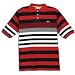 Rocawear Men's Stripe Polo ( sz. 5XL, Cherry )