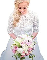 Sweetheart Lace Satin/Tulle Wedding Party Dress 