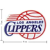 Los Angeles Clippers Logo Embroidered Iron on Patches Free Shipping From Thailand