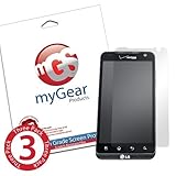 myGear Products Anti-Glare SunBlock Screen Protectors for LG Revolution (3  ....