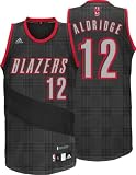 LaMarcus Aldridge Jersey: adidas Grey Scale #12 Portland Trail Blazers Swingman Jersey