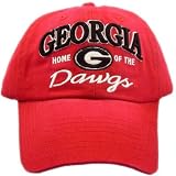 Georgia Bulldogs Batters Up Hat, Red, One-Fit