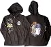 Twilight New Moon Team Jacob Reversible Brown Junior Zip-up Hoodie Sweatshirt Jacket