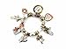Tri Tone Faith Hope and Love Charm Bracelet
