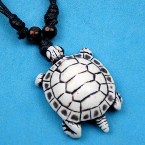 Pro, Ethnic Tribal, Cool SEA Hawaii Turtle Totem Pendant Necklace. Collar Surfer Ajustable De Tortuga Marina