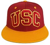 USC Trojans Retro 2 Tone Block Snapback Cap Hat
