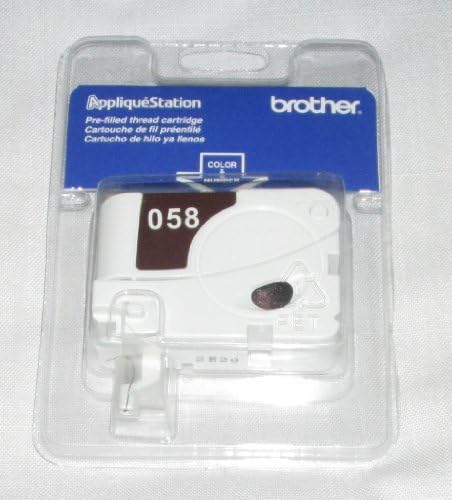 Brother Applique Station Pre-Filled Thread Cartridge 058 DARK BROWN by Applique Station