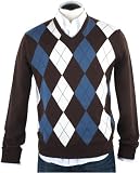 Fossil Sweater - Storm Argyle (Color: Demitasse)