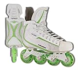 Mission Boss Black Inline Hockey Skates [SENIOR]
