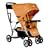 Joovy Caboose Ultralight Stand On Tandem Stroller, Sunset