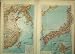 GERMAN MAP JAPAN TAIWAN KOREA ASIA OLD PRINT