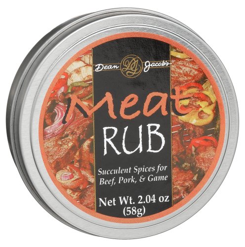 Dean Jacobs Meat Rub, 2.04-Ounce Tins (Pack of 6) by Gourmet Dipping Oils