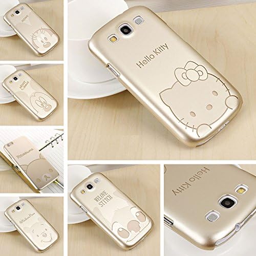 Cartoon Gold Hello Kitty Soft TPU Case for Samsung Galaxy S5 S4 S3 Note3 Note4 For Samsung Galaxy Note 4 Hello Kitty