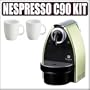 Nespresso D90 Essenza Coffeemaker Gold With Glass Set