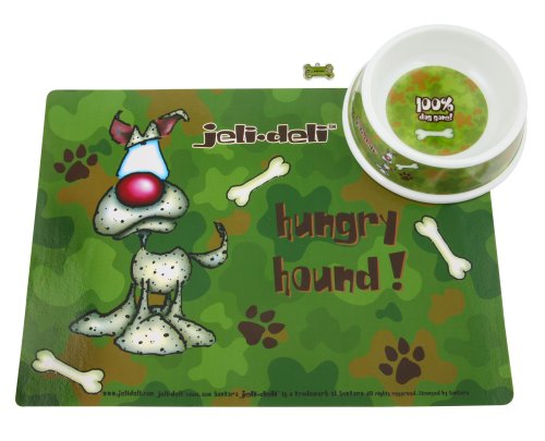 Childrens Toyshop  Kitchen & Housewares : Jeli Deli Top Dog Feeding Set
