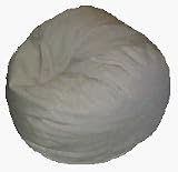  : Personalized Monogram Embroidered Beanbag Chair Kid Size Comfy Bean Natural Cotton Removable Washable Cover - Natural Hemp