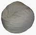 Personalized Monogram Embroidered Beanbag Chair Kid Size Comfy Bean Natural Cotton Removable Washable Cover - Natural Hemp
