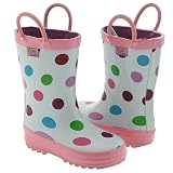 Pluie Pluie Toddler Girls White Polka Dot Rain Boots 9 Pluie Pluie Toddler Girls White Polka Dot Rain Boots 9