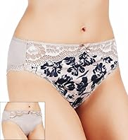 2 Pack Per Una Cotton Rich Floral Lace High Leg Knickers