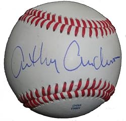 Anthony Anderson Autographed ROLB Baseball, Transformers, Law and Order, Proof Photo of Anthony Signing for Us.