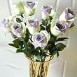 Artifical Flora Retro Green Rose - Flower 12pcs