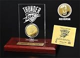 Oklahoma City Thunder 24KT Gold Coin Etched Acrylic Amazon.com