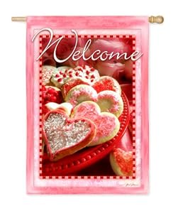 Valentine Cookies Reflections Valentine's Day Flag