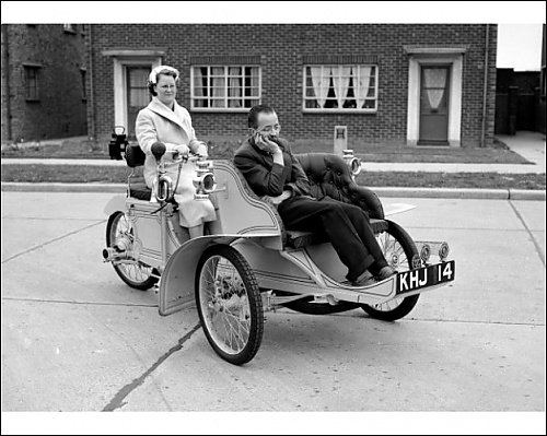 Photographic Print of Veteran Cars from Mirror Photos