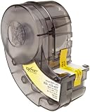 Brady XSL-103-427 Idxpert 1.25" Height, 0.5" Width, B-427 Self-Laminating Vinyl, Black On White And Translucent Color Label (250 Per Cartridge)