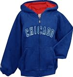 Chicago Cubs Youth Genuine Collection Full Zip Hooded Sweatshirt